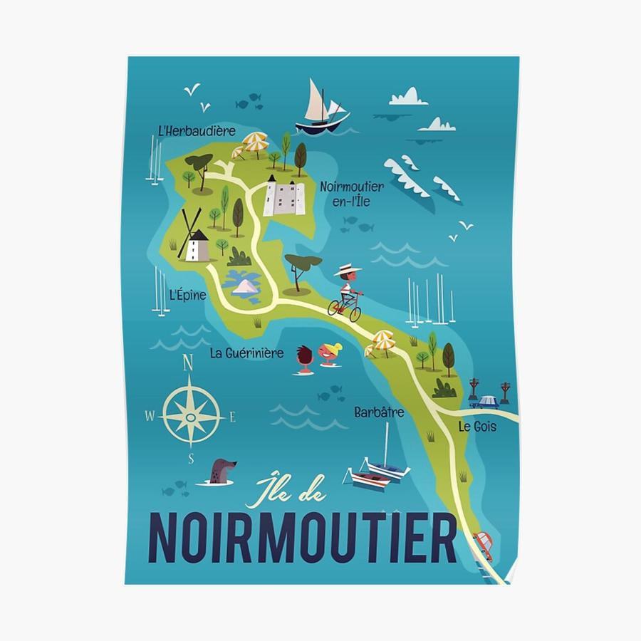 Maison Bord De Mer A Noirmoutier Barbâtre 외부 사진